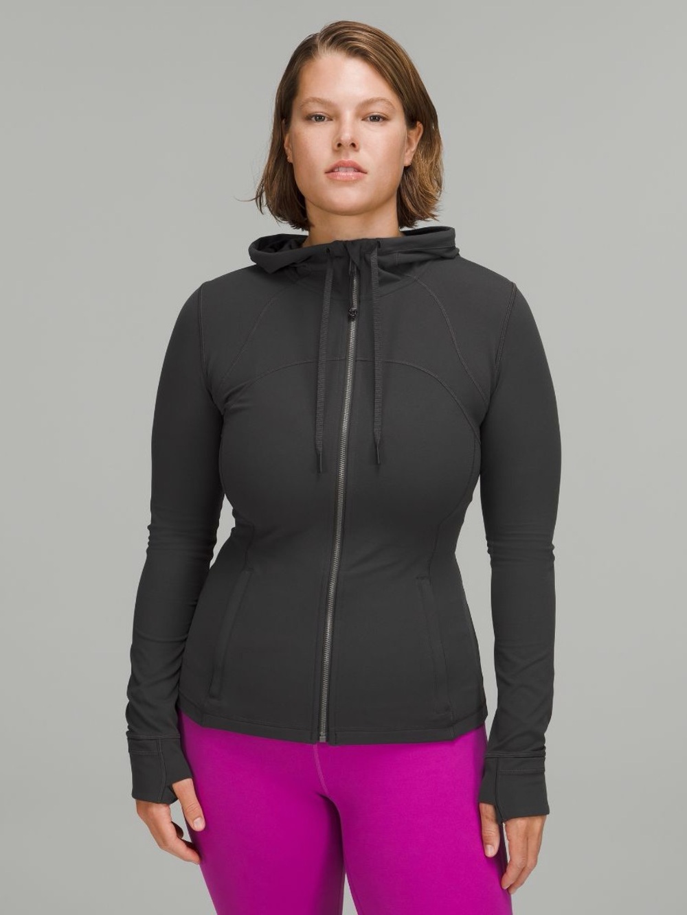 lululemon Hooded Define Jacket *Nulu - Graphite Grey Size8
